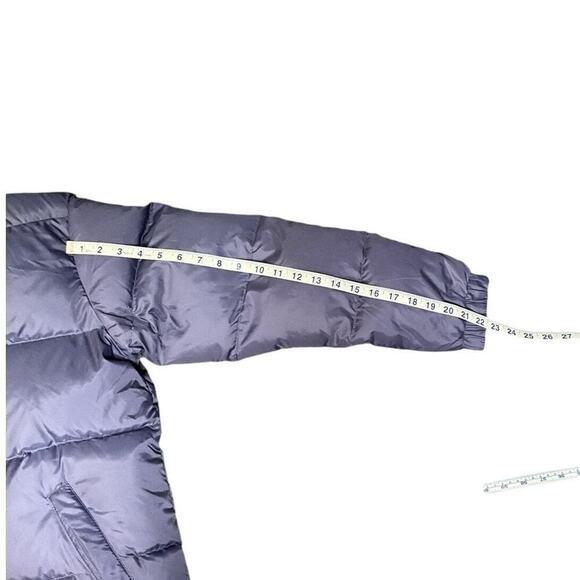 L.L.Bean Purple White reversible Down Puffer women’s Large Retro from 1990’s - Picture 16 of 16